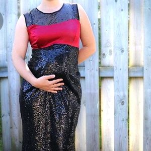 Maternity evening gown